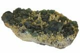 Green Fluorite Crystals on Quartz - China #128566-2